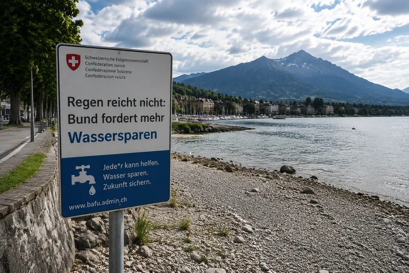 Regen reicht nicht