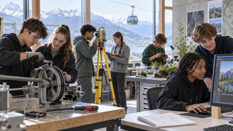 Jugendliche entdecken technische, handwerkliche und digitale Berufsfelder
