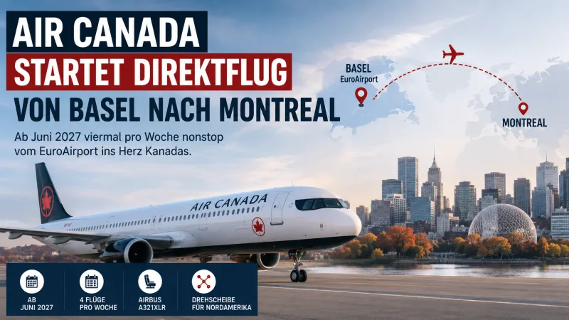 Air Canada ab Basel