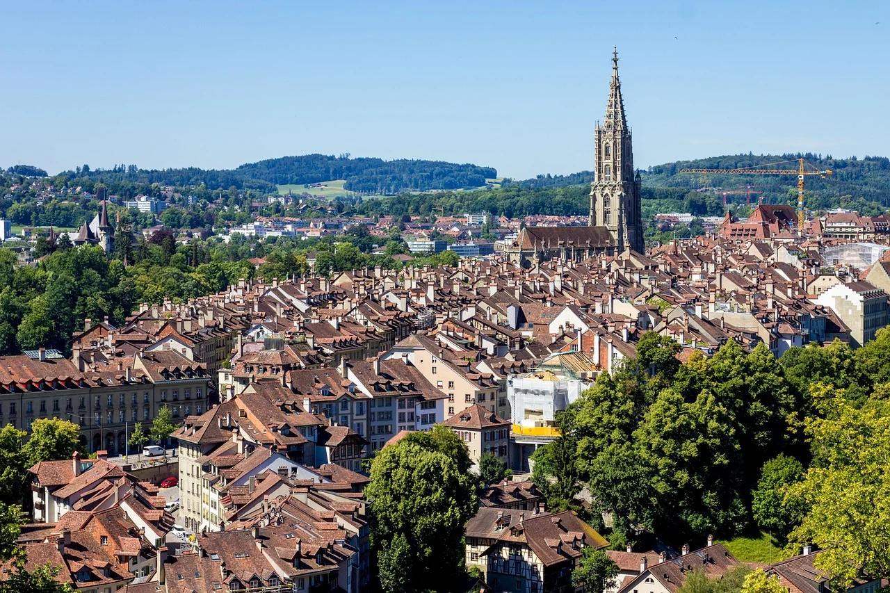 Bundeshaus in Bern als Parlamentsgebäude der Schweiz